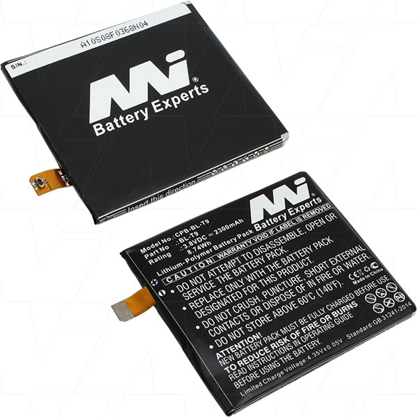 MI Battery Experts CPB-BL-T9-BP1